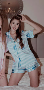 Blue Ribbons - Half Sleeve Set